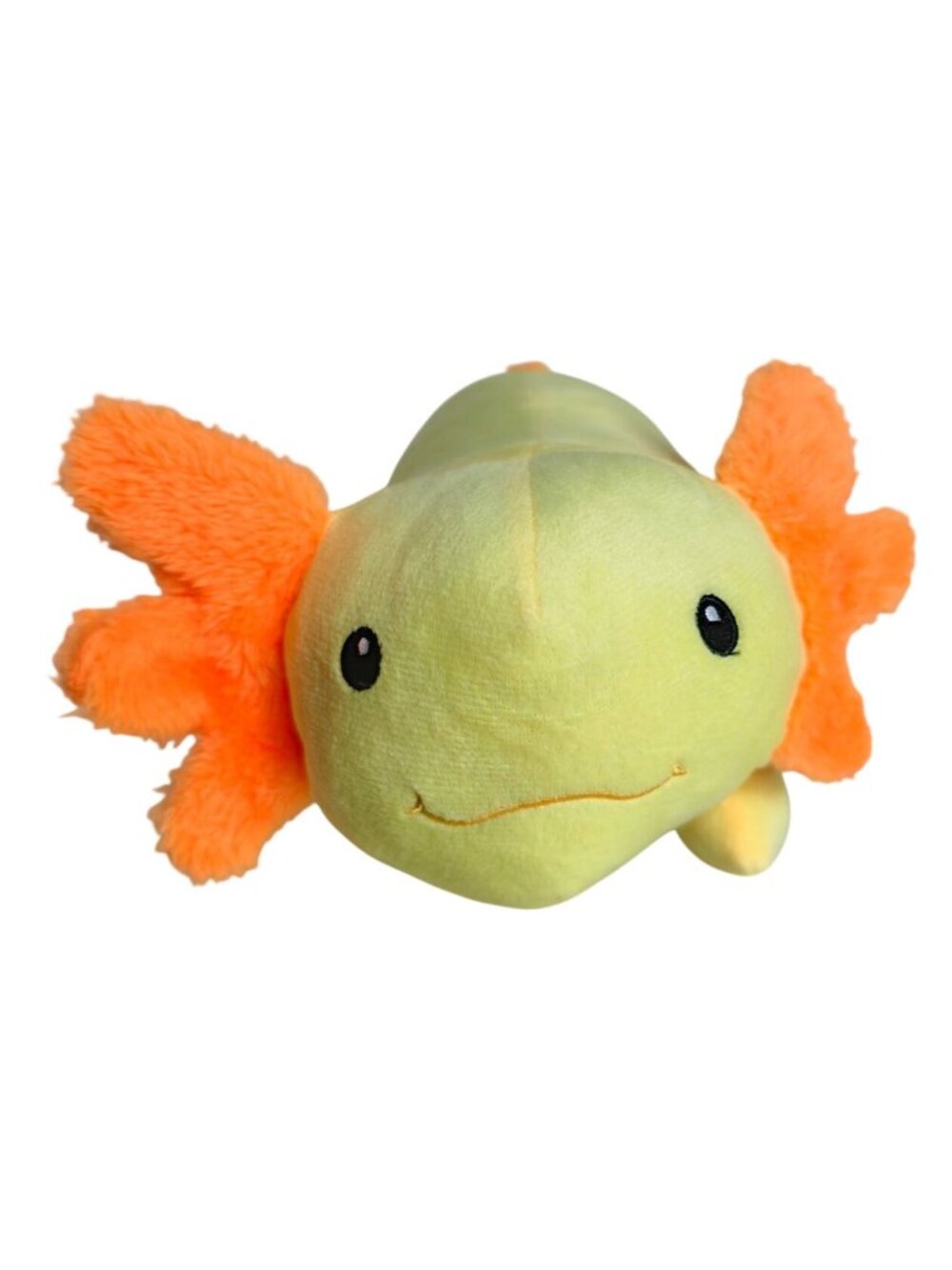 Axolotl Plush Yellow Orange Crinkle Tail Soft 18"Stuffed Animal Toddler Toys